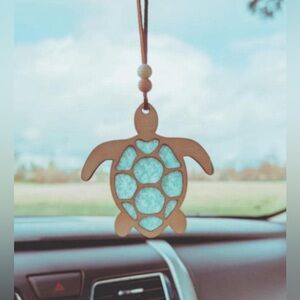 Natural Boho Car Air Freshener - Turtle freshies, Essential Oil Diffuser
